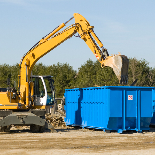 can i request a rental extension for a residential dumpster in Creston